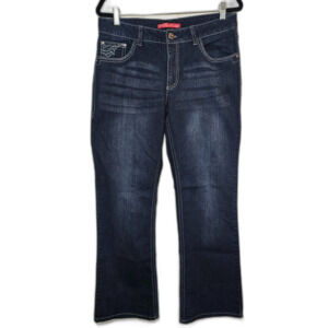 Women's One Republic Jeweled Pocket Dark Wash Jeans Size 16